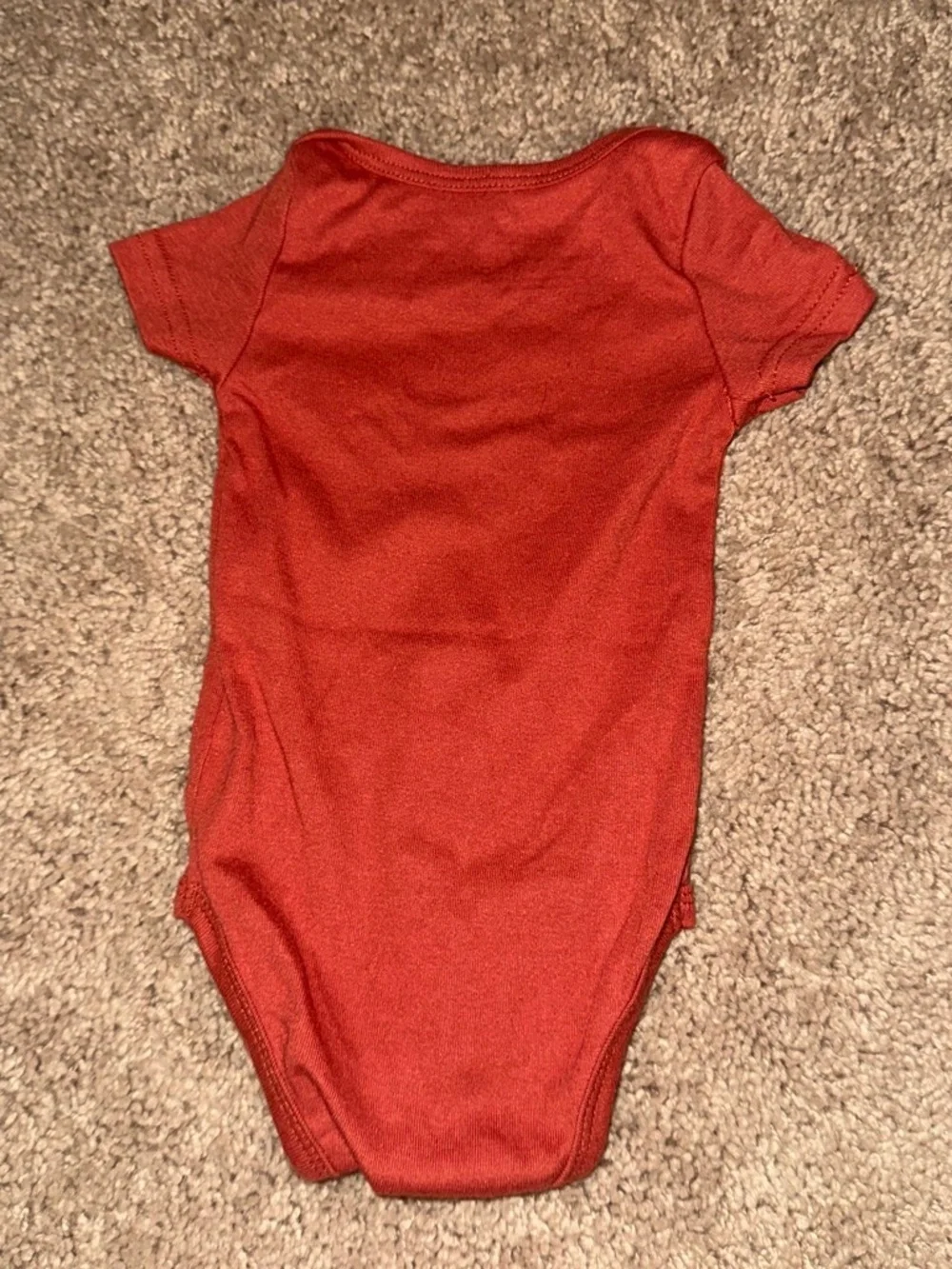 Timberland baby bodysuit with white and blue logo